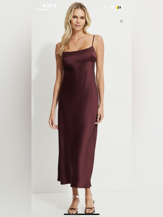 Dynamite Dresses & Skirts - Dynamite Amira Satin Maxi Slip Dress